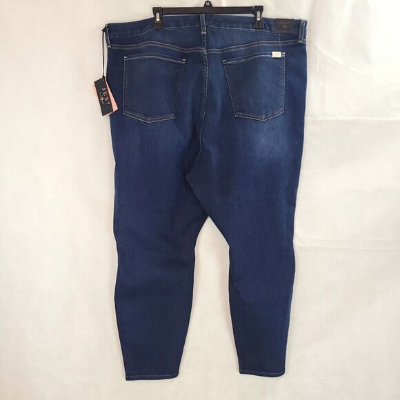 New JEN 7 For All Mankind Women's (24) Blue Legging Ankle Stretch Jeans $99 - Picture 5 of 13